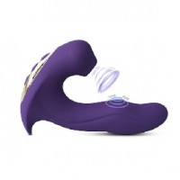 Clitoral Sucking & G-Spot Vibrator, 3 independent areas of pleasure, 20 Function, Silicone, PURPLE